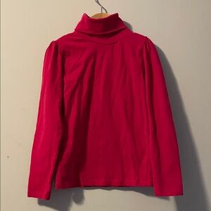 Jacadi Paris girls pink turtleneck. size:6A 116cm,